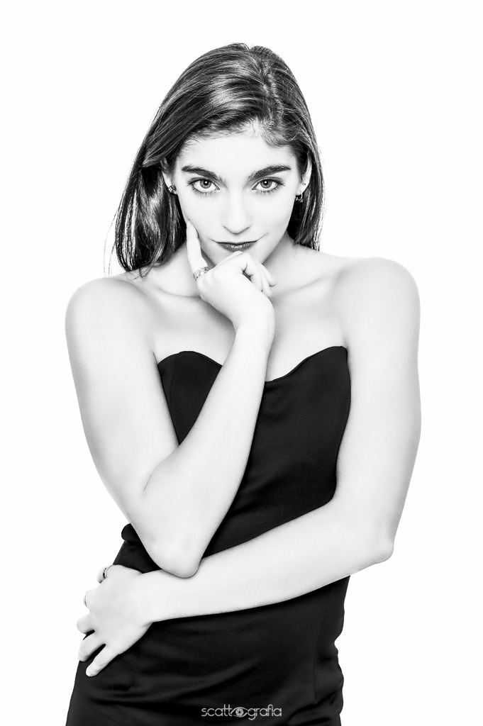 Il ritratto in bianco e nero