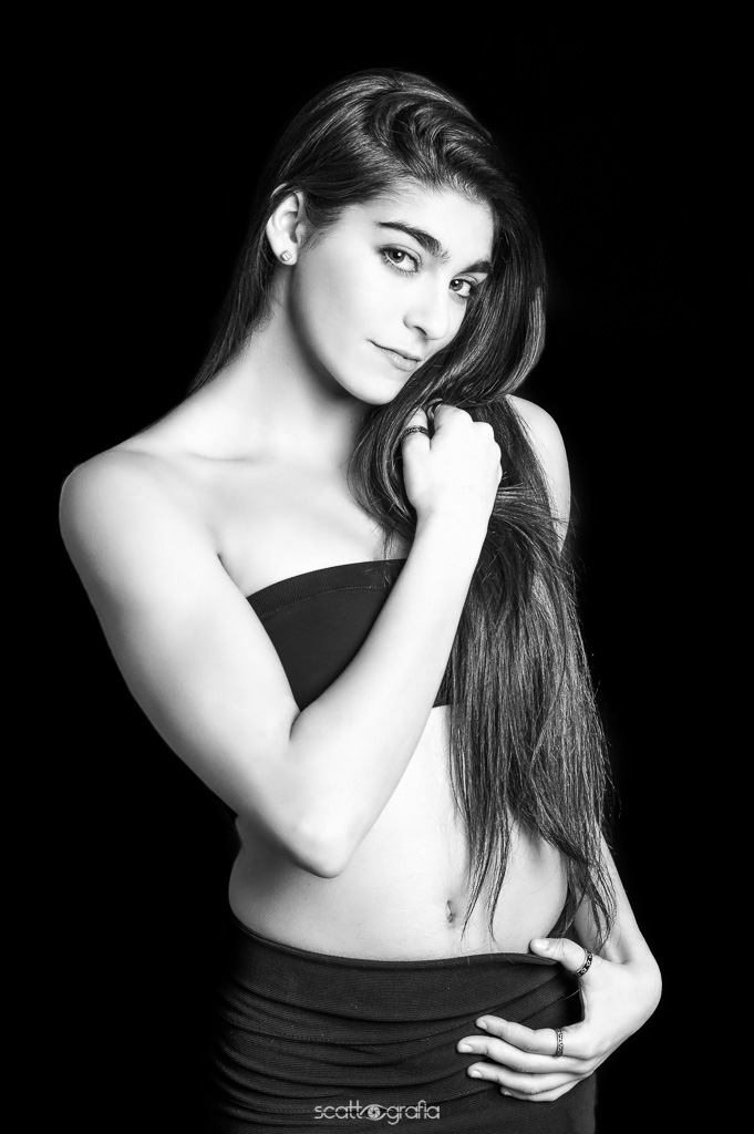 Il ritratto in bianco e nero